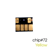 Чип для картриджей (ПЗК/ДЗК) HP 72 C9373A Yellow для DesignJet T790, T795, T610, T2300, T770, T1300, T1200, T1120, T620, T1100, желтый