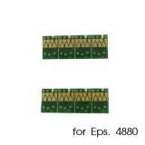 Чипы для картриджей, ПЗК и СНПЧ для Epson Stylus Pro 4880 (T6051-T6059 / T6061-T6069), комплект 8 штук