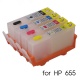 Перезаправляемые картриджи (ПЗК) для HP Deskjet Ink Advantage 6525, 4625, 4615, 3525, 5525, с чипами, с уплотнительными прокладками (HP 655)