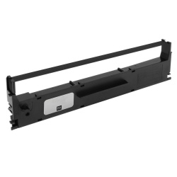 Риббон-картридж для матричных принтеров Epson LX-350, LX-300+II (совм. S015637/S015631), чёрный Black, 15 метров, совместимый, неоригинальный