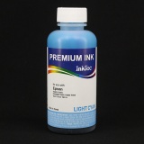 Чернила светло-голубые для Epson Stylus Photo R300, R200, R220, RX700, RX500, RX620, R320, R340, RX640, RX600, R230, R210, RX650, R300M, RX630, R310, R350, RX510 (E0005-100MLC), водные, InkTec, Light Cyan, 100 мл.
