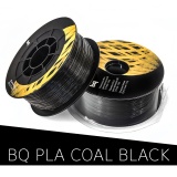 PLA пластик чёрный (Coal Black) для 3D-принтеров на катушке (фирменный BQ, диаметр нити 1,75 мм, 1 кг)