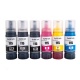 Чернила для Epson L8160, L8180 (Фабрика Печати), пигментные + водные, совм. 115 KeyLock, 6x70 мл, комплект 6 цветов