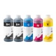 Чернила для Epson L7160, L7180, ET-7700, ET-7750 (Фабрика Печати), InkTec пигментные E0013 + водные E0017, 5 цветов по 1 литру