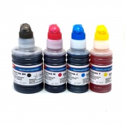Чернила для Epson L14150 C11CH96404 (Фабрика Печати Ecotank), Ninestar 101 пигментные + водные, 1x127 + 3x70 мл, неоригинальные с KeyLock, комплект 4 цвета