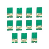 Чипы для картриджей (ПЗК/ДЗК) для широкоформатных принтеров Epson SureColor SC-P7000V, SC-P9000V + модели Spectro (T8241-T824B, T8041-T804B), комплект 11 цветов (одноразовые чипы с серией)