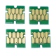 Чипы для Epson Workforce WF-7610, WF-7620, WF-3620, WF-7110, WF-3640 (эмулируют T2521, T2522, T2523, T2524), автоматически обнуляемые, комплект 4 цвета