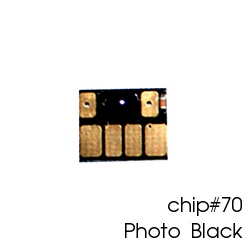 Чип для картриджей (ПЗК/ДЗК) HP 70 Photo Black для DesignJet Z2100, Z5200, Z5400 (авто обнуляемый), независимый, фото