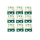 Чипы для Epson SureColor SC-P600 (для перезаправляемых картриджей, совм. T7601-T7609), авто обнуляемые, квадратные, комплект 9 цветов