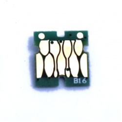 Чип для Epson Colorio EP-709A (под картриджи и ПЗК ITH-Y), совместимый, одноразовый, жёлтый