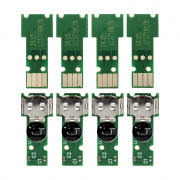 Чипы для картриджей Brother LC3719XL, комплект 4 чипа на 4 цвета, одноразовые, совместимые