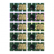 Чипы для Epson SureColor SC-P700 (совм. T46S1 - T46S9 / C13T46S100 - C13T46S900), совместимые, одноразовые, комплект 10 цветов, 10 чипов