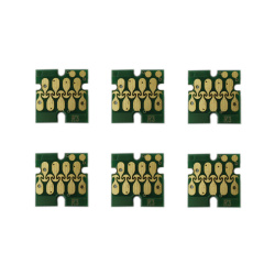 Чипы для Epson Expression Photo HD XP-15000 (T3781-T3784 / T3791-T3794, T04F5-T04F6), совместимые, авто обнуляемые, комплект 6