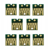 Чипы для картриджей ПЗК и СНПЧ к Epson SureColor SC-P400 (T3240-T3244, T3247-T3249), авто обнуляемые, 8 цветов