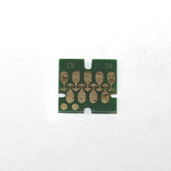 Авто-чип для ПЗК к Epson Expression Premium XP-6000, XP-6005, XP-6100, XP-6105 (совм. T02F4, T02H4), автоматически обнуляемый, жёлтый