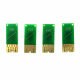 Чипы для ПЗК к Epson WorkForce Pro WP-4020, WP-4540, WP-4530, WP-4090, WP-4023, WP-4010, WP-4520, WP-4533, WP-4590 (T6761, T6762, T6763, T6764), авто обнуляемые, 4 цвета