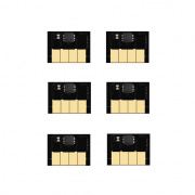 Чипы для картриджей плоттеров HP DesignJet Z6, Z6dr (под HP 746XL), совместимые, комплект 6 цветов