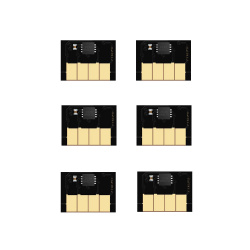 Чипы для картриджей (ПЗК/ДЗК) к HP DesignJet T920, T2530, T2500, T930, T1500, T1530 (под HP 727), совместимые, одноразовые, комплект 6