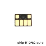 Чип для картриджей HP Designjet 510, 500, 800, 500PS, 800PS, 815MFP, 820MFP (под HP 82/C4913A), жёлтый Yellow, автоматически обнуляемый