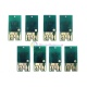 Чипы картриджей для Epson Stylus Pro WT7900, комплект 8 цветов (без белого и чистящего картриджа)