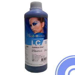 Чернила сублимационные для Epson, InkTec (DTI05-1LLC) Light Cyan, светло-синие литровые, 1000 мл