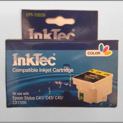Картридж для Epson Stylus C45, C43, C41 совместимый цветной InkTec EPI-10039 (T039) Color 