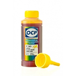 Чернила OCP для HP Deskjet Ink Advantage 3525, 4615, 4625, 5525, 6525 (под картриджи 655, 685), OCP Y 343 водные, желтые Yellow, 100