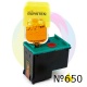 Перезаправляемый картридж BURSTEN King HP 650 цветной Tri-colour HP Deskjet Ink Advantage 1515, 2515, 1015, 2545, 2645, 3515, 4645, 3545, 4515 (для заправки PUSH-контейнерами), заправленный