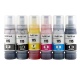 Чернила для Epson L8160, L8180 (Фабрика Печати), пигментные + водные, совм. 115 KeyLock, 6x70 мл, InkStar, комплект 6 цветов