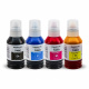 Чернила для Epson SureColor SC-T3100x (для заправки T49H1-T49H4), InkStar пигментные + водные, KeyLock, комплект 4 цвета по 140 мл
