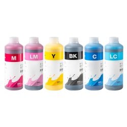 Чернила для L800, L805, L1800, L850, L810 (Epson Фабрика Печати, T6731-T6736), водные InkTec E0017, комплект 6 цветов по 1 литру