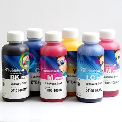Чернила InkTec SubliNova Rapid для печатающих голов Epson DX5 и DX7 (SEB-B100M-6), сублимационные, комплект 6 цвета по 100 мл