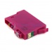 Пурпурный картридж для Epson с чипом - вид сзади/снизу-