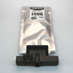 Контейнер с чернилами для Epson WF-M5799DWF, WF-M5299DW, WF-M5298DW (совм. T9651 XL картридж Ink Supply Unit, чернильный пакет с чипом чёрный Black