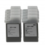 Картриджи для Canon imagePROGRAF iPF6400S, iPF6300S (PFI-106), совместимые, пигментные, комплект 8 х 130 мл