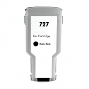 Картридж для HP DesignJet T920, T2530, T2500, T930, T1500, T1530 (совм. HP 727 C1Q12A), совместимый, матовый чёрный Matte Black пигмент, 300 мл