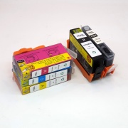 Картриджи для HP Photosmart 7510, B109C, C5383, C310B, C6383, D5463, C309H, CN503C, B109Q, C410C, C309C, B8553, C310C, C310A, CQ877C, Q8433C, CQ521C, совместимые 178XL, 5 цветов