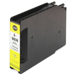 Картридж повышенной емкости для Epson WorkForce Pro WF-6090DW, WF-6590DWF (совм T9074 / T9084 7000 стр), жёлтый Yellow, пигментный