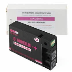 Картридж BPI-PGI1400XLM Magenta для Canon MAXIFY MB2040, MB2140, MB2340, MB2740 (совместимый с PGI-1400XLM) пурпурный