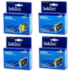 Комплект картриджей InkTec для Epson Stylus C86, CX6600, C84, CX6400, C64, CX3650, CX3600, CX4600, C66  (T0441-T0444, T0452-T454), 4 штуки