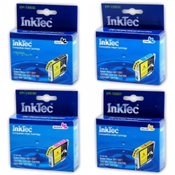 Комплект картриджей InkTec для Epson Stylus C67, C87, CX3700, CX4100, CX4700, CX7700 (T0631-T0634), 4 штуки, неоригинальные