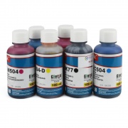 Чернила для L800, L805, L1800, L850, L810 (Epson Фабрика Печати / T6731), водные Ninestar, комплект 6 цветов по 100 мл