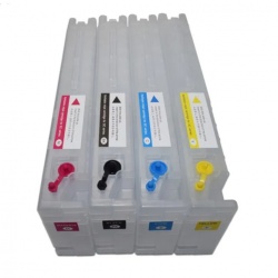 Перезаправляемые (дозаправляемые) картриджи (ПЗК/ДЗК) для Epson SureColor SC-S30610, SC-S50610 (T6881-T6884), с одноразовыми чипами, 700 мл, 4 цвета