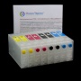 Перезаправляемые картриджи (ПЗК / ДЗК) для Epson ColorWorks TM-C3500 (SJIC22P), без чипов, 4 шт