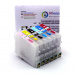 Перезаправляемые картриджи (ПЗК) для Epson Stylus Photo R200, R220, R300, R320, R340, RX600, RX620, RX640, RX500 (T0481-T0486), 6 цветов, с чипами-