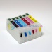 Перезаправляемые картриджи (ПЗК) для МФУ Epson Stylus Photo RX700 (T5591, T5592, T5593, T5594, T5595, T5596), 6 цветов, с авто-чипами