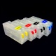 Перезаправляемые картриджи (ПЗК / ДЗК) для Epson ColorWorks TM-C3500, без чипов, 4 шт