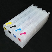 Перезаправляемые картриджи (ПЗК/ДЗК) для Epson SureColor SC-F2000 (4-цветные модели), с чипами, комплект 4 цвета