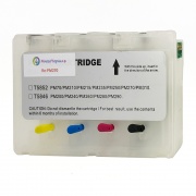 Картриджи (ПЗК) для Epson PictureMate PM270, PM310, PM250, PM210, PM215, PM235, PM245 (T5852) перезаправляемые, с чипами (4 цвета)