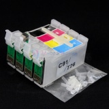 Блок картриджей для СНПЧ к Epson Stylus CX4300, TX117, T27, C91, TX119, TX106, TX109 с чипом (T0921-T0924), 4 цвета